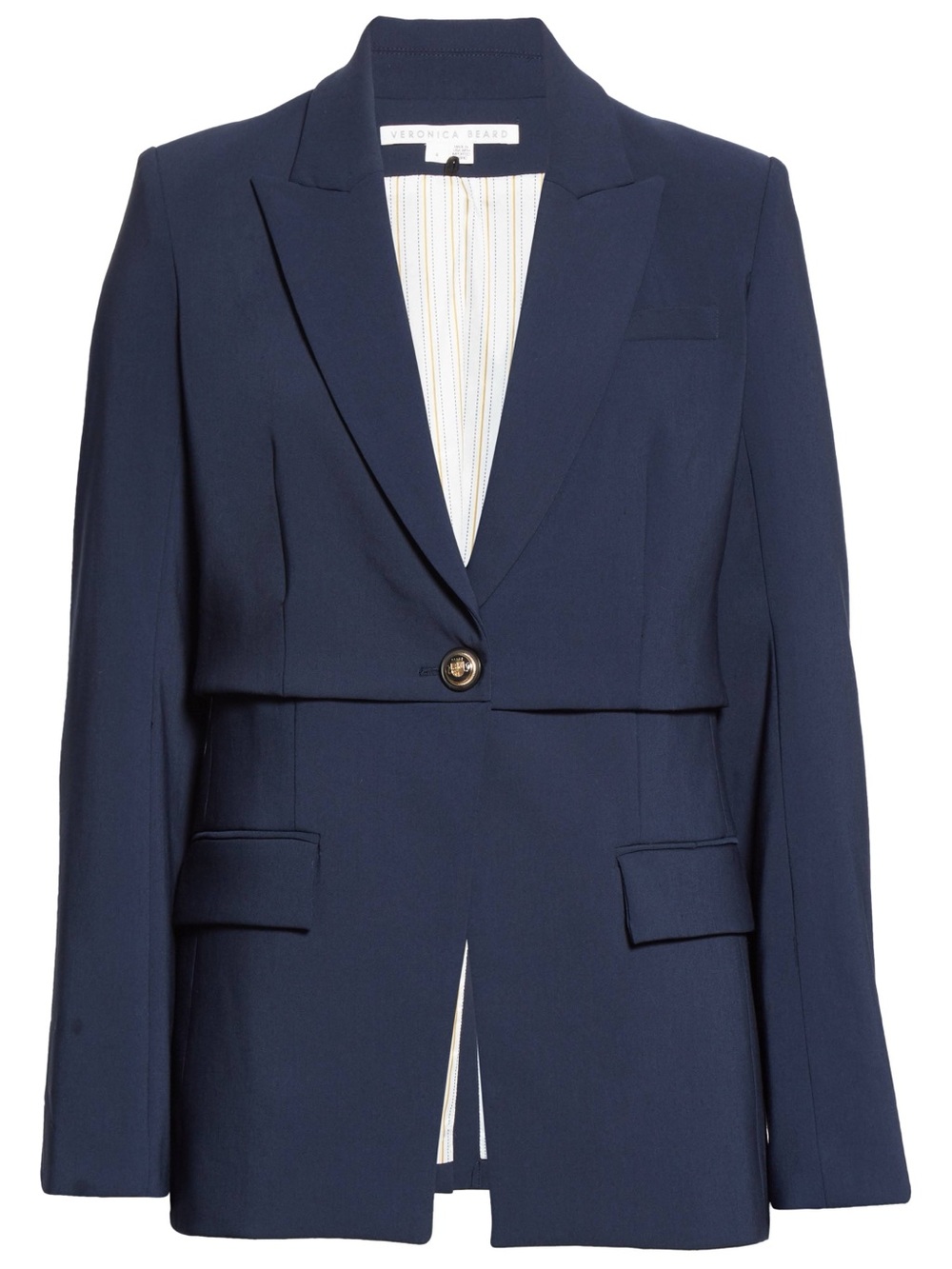 Veronica Beard Mori Dickey Jacket Navy Sz 6 New